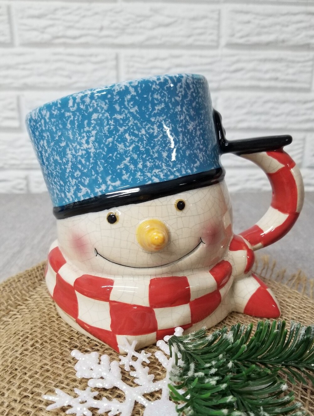 Vintage Mitford Snowman mug (Hallmark)